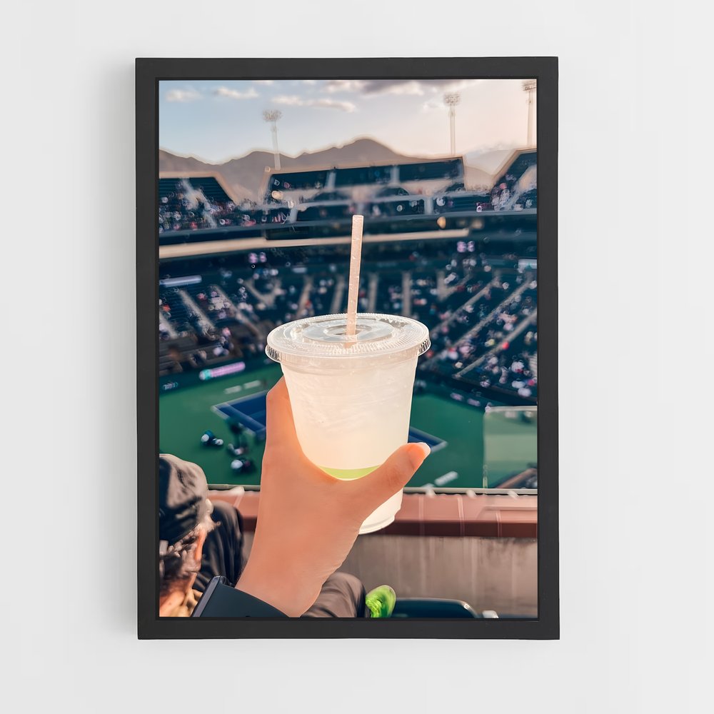 Poster Ace de la Buvette – affiche Tennis (vue 2)
